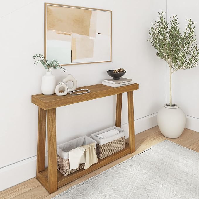 Plank+Beam Solid Wood Console Table by PlankBeam