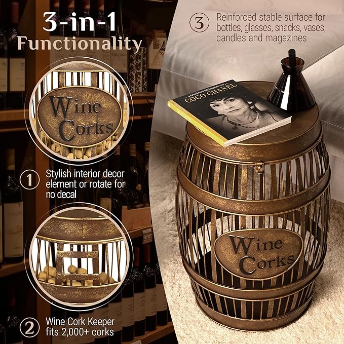 Wine Barrel Table - Image 2