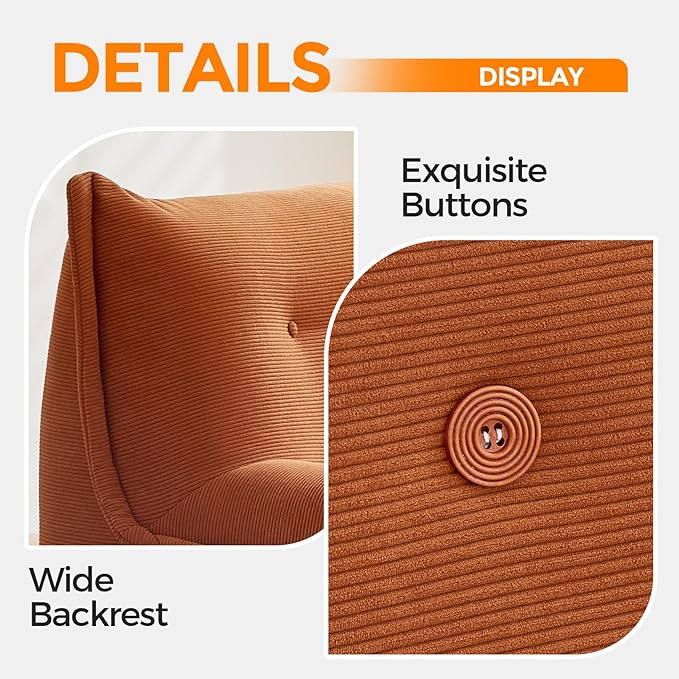 Bean Bag Chairs for Adults Giant BeanBag Chair Sofa Memory Foam Bean Bag Chair - Image 8