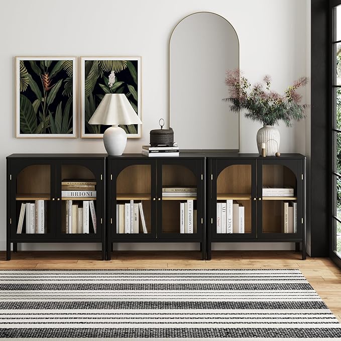 Nathan James Mason Storage Cabinet Accent Sideboard Buffet Credenza TV Stand by NathanJames