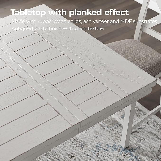 Signature Design by Ashley Robbinsdale Farmhouse Distressed Counter Height - Image 6