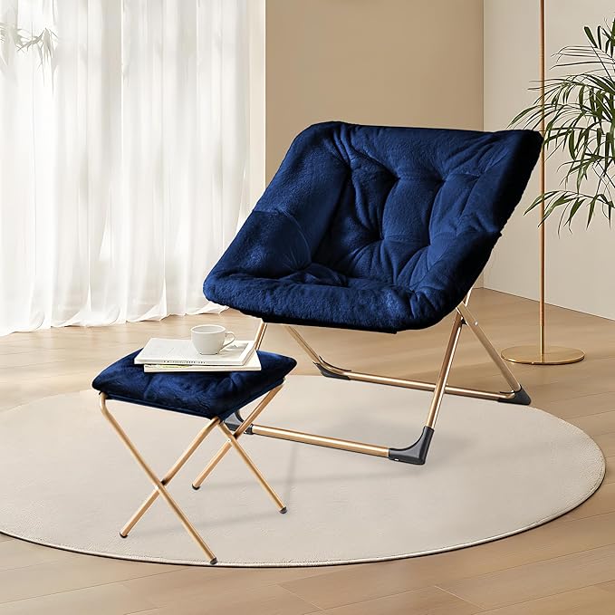 Comfy Oversized Saucer Chair - Image 8