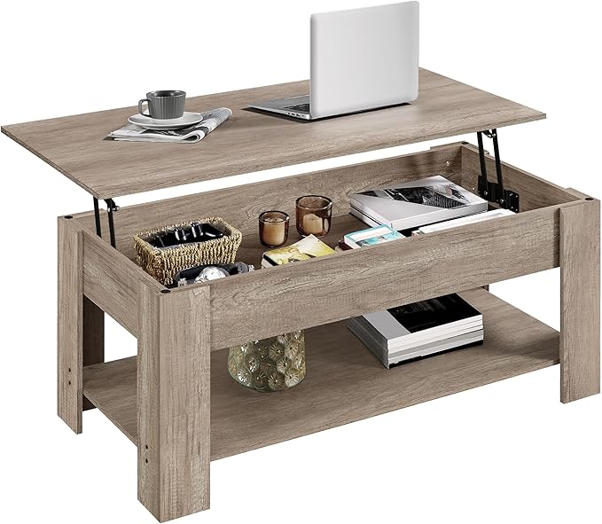 Yaheetech Lift Top Coffee Table by Yaheetech