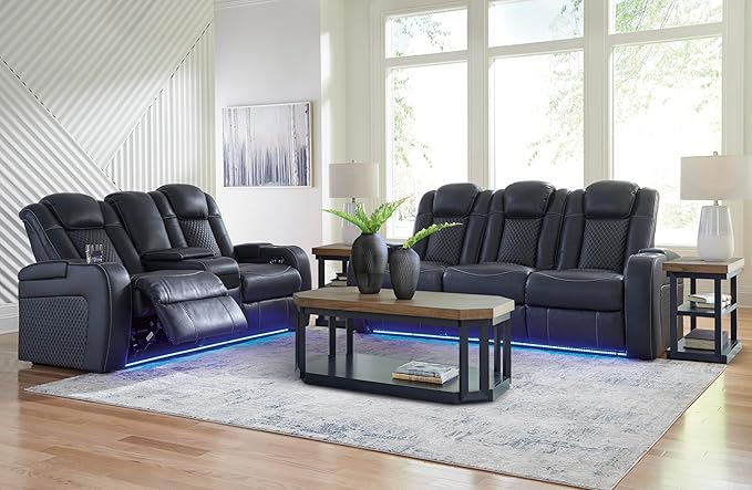 Signature Design by Ashley Fyne-Dyme Contemporary Power Reclining Sofa - Image 19