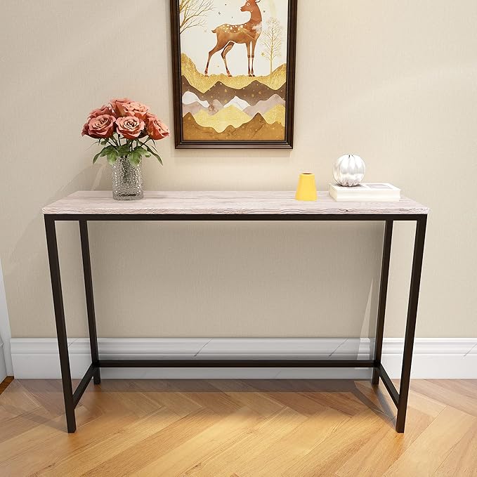 HOMERECOMMEND Sofa End Table Computer Desk Coffee Snack Console Tables - Image 5