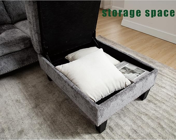 Ball & Cast 104.5" L Shaped Sectional Couch - Image 6