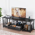 TV Stand with Drawers and Power Outlet by eiskah