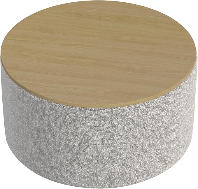HomePop Modern Fabric Storage Ottoman - Image 5