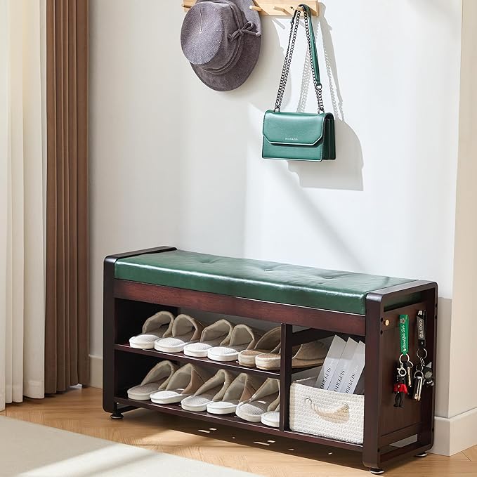 Nnewvante 37.4 inch Shoe Bench - Image 8