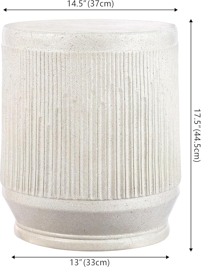 JONATHAN Y TBL1103A Kline 17.5" Mid-Century Modern Brutalist Indoor/Outdoor - Image 2