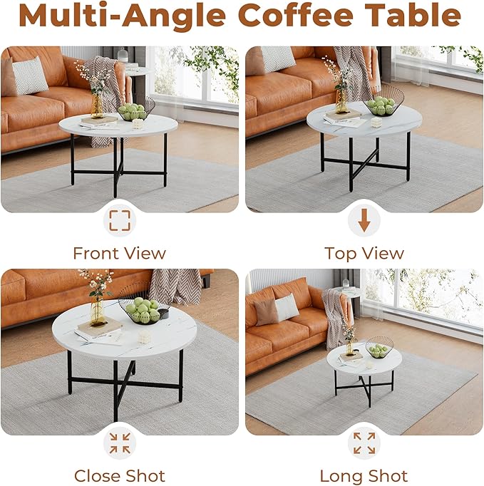 Coffee Table, 23.6" Coffee Tables - Image 7