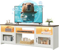 PRAISUN TV Stand for 60 Inch TV, TV Console Cabinet by PRAISUN