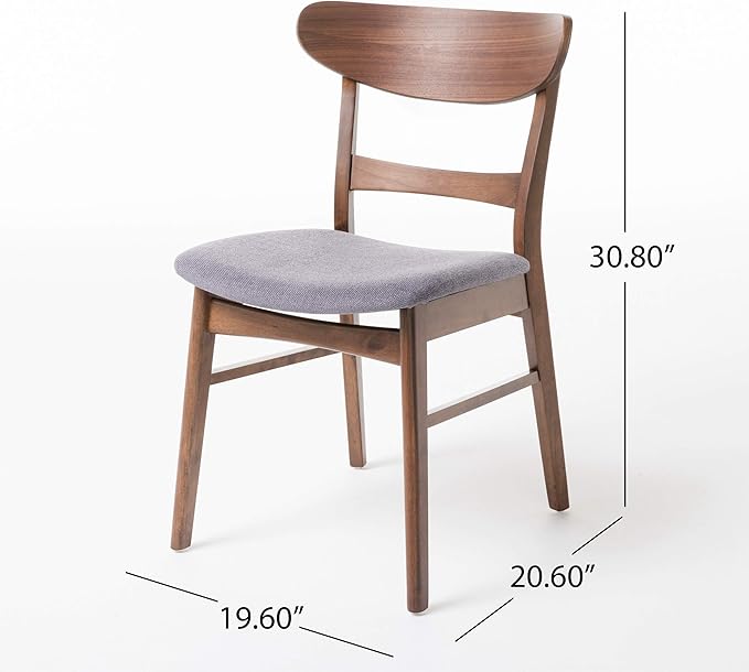 Christopher Knight Home Idalia Curved Leg Rectangular Dining Set, 5-Pcs Set - Image 3