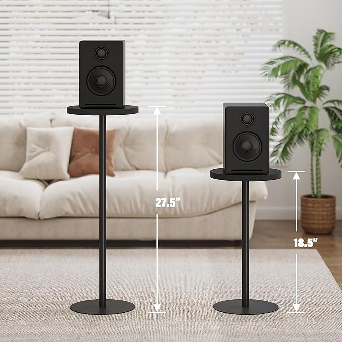 TUTOTAK Tall Round Side Table, Small End Table, Beside Table, Drink Table - Image 3