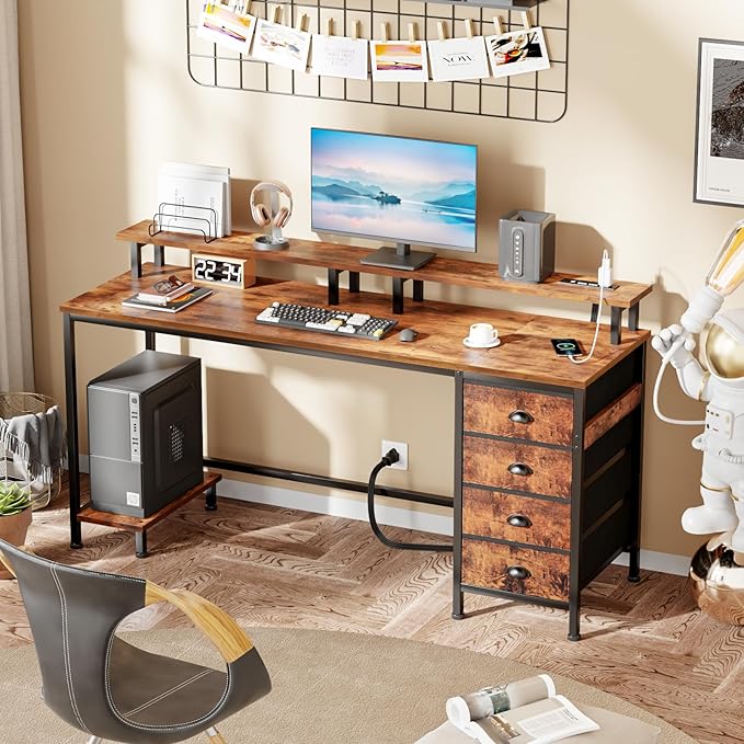 Furologee 55 Inch Computer Desk Gaming - Image 2
