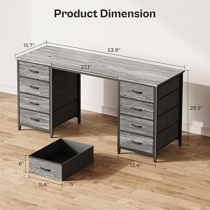 Huuger 54 Inch Computer Desk - Image 2
