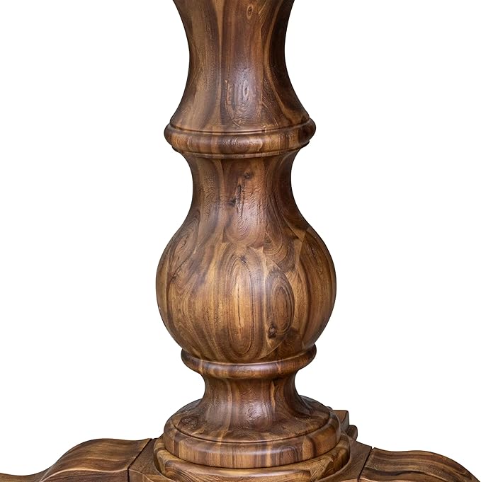 I5DA5-50N-26 5-Pc Kitchen Table Set Contain a Wooden Table and 4 Burgundy - Image 8