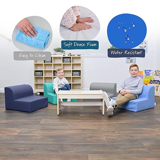 Children's Factory Library Lounger, Flexible Seating Classroom Furniture - Image 5