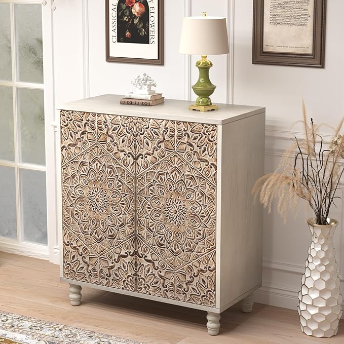 COSIEST 32" W Sideboard Buffet Cabinet by COSIEST