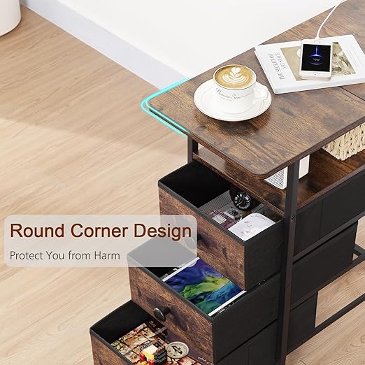 AMHANCIBLE Narrow End Table Living Room - Image 6