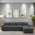 L Shaped Sectional Couches for Living Room, Modular Sectional Couch by GlasFlength