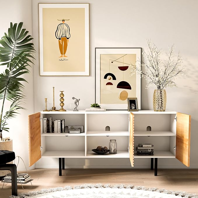 Roomfitters Mid Century Modern TV Stand - Image 5