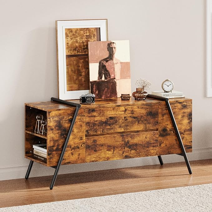 GarveeHome TV Stand for 47 Inch TV, Entertainment Center by GarveeHome