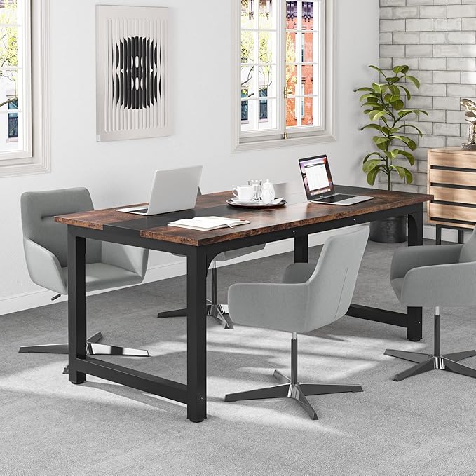 Tribesigns 63” Executive Desk, Large Office Computer Desk - Image 5
