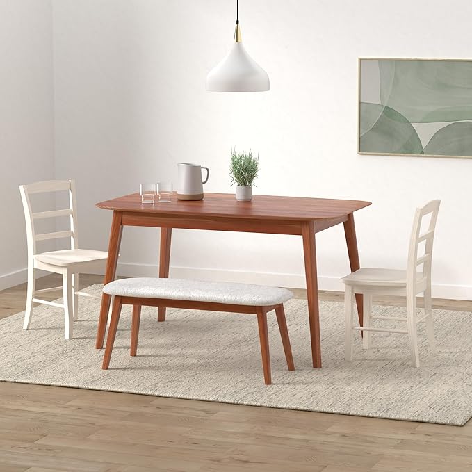Set of Two Madrid Ladderback Dining Chairs, Unfinished - Image 2