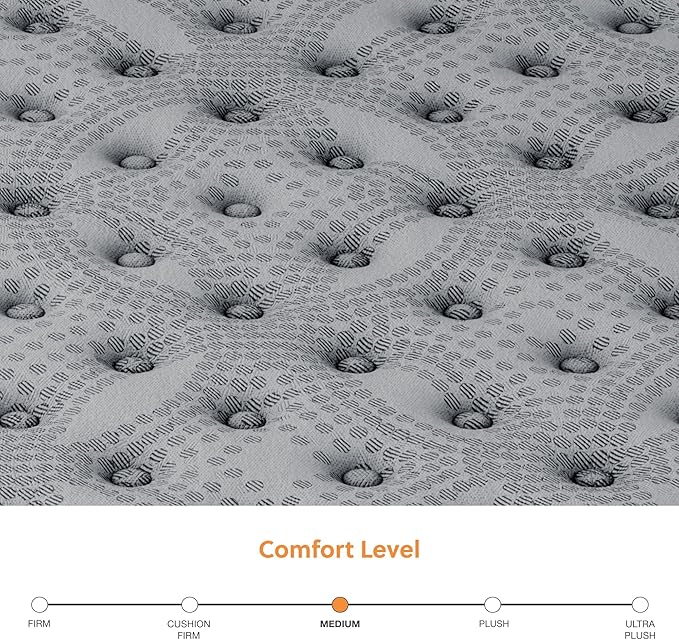 Signature Design by Ashley Queen Size Comfort Plus 10 Inch Hybrid Mattress - Image 2