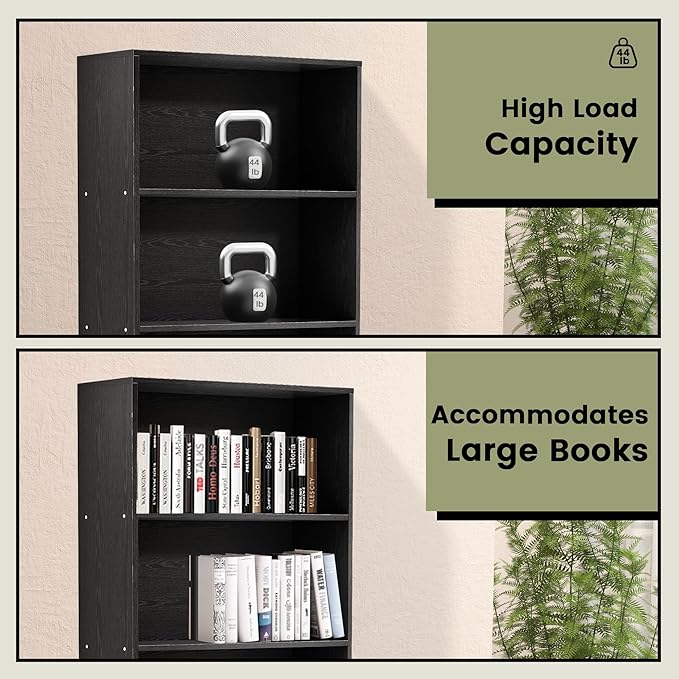 71" Tall Bookcase, 6-Tier Open Display Storage Shelves, Floor Standing Large - Image 5