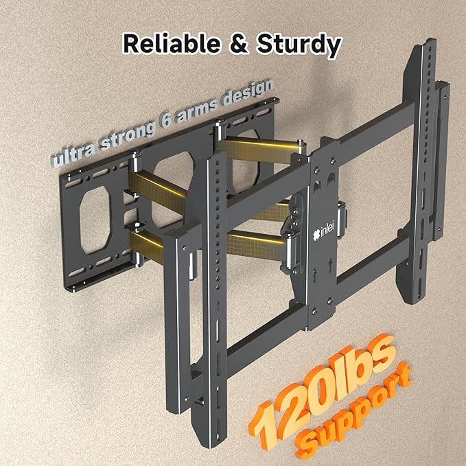 Ultra Slim Full Motion TV Wall Mount - Image 2