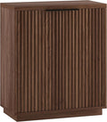 Henn&Hart 28" Wide Rectangular Accent Cabinet in Satin Walnut, by HennHart