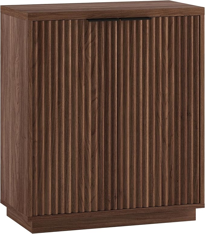Henn&Hart 28" Wide Rectangular Accent Cabinet in Satin Walnut, by HennHart