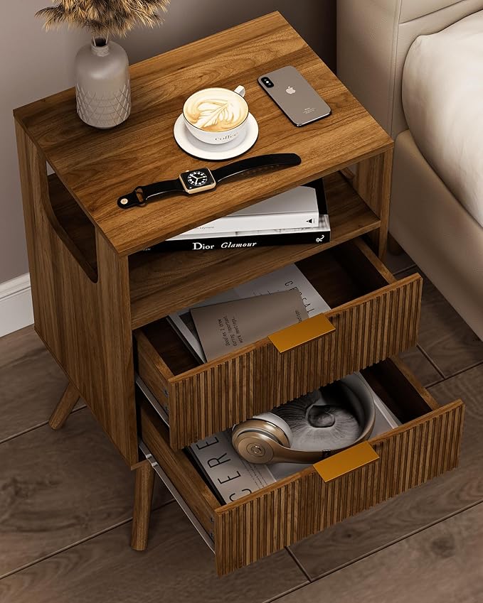 Nightstand, Modern Bedside Table - Image 4