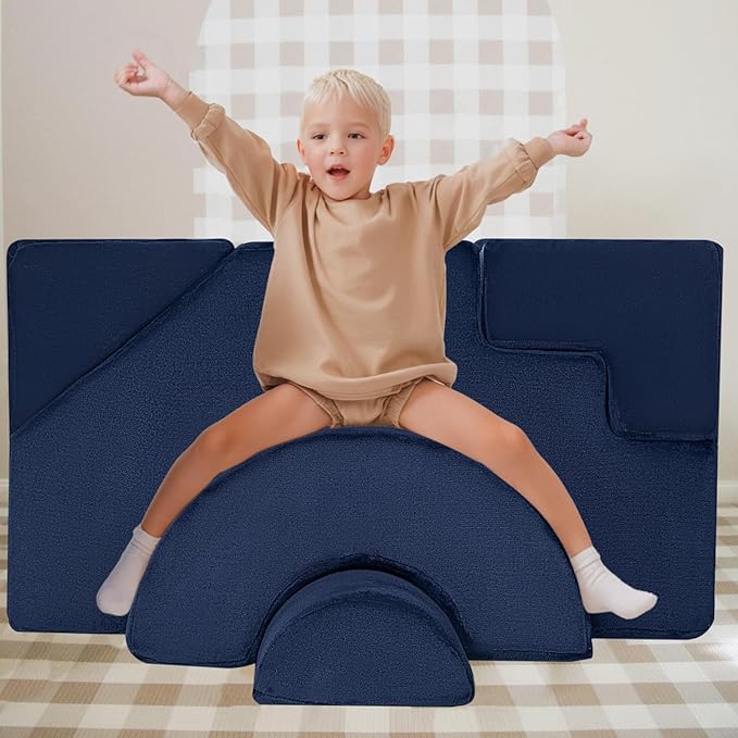 MeMoreCool Foam Climbing Toddler Couch, Modular Kids Sofa - Image 2