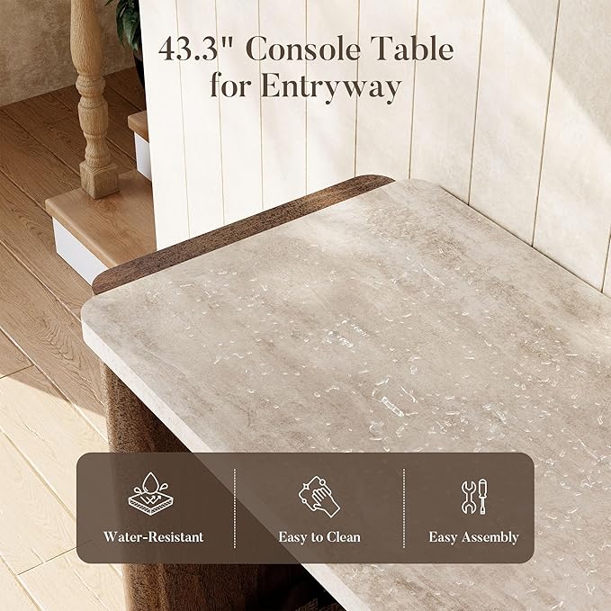 COSIEST 43.3" Farmhouse Console Table - Image 3