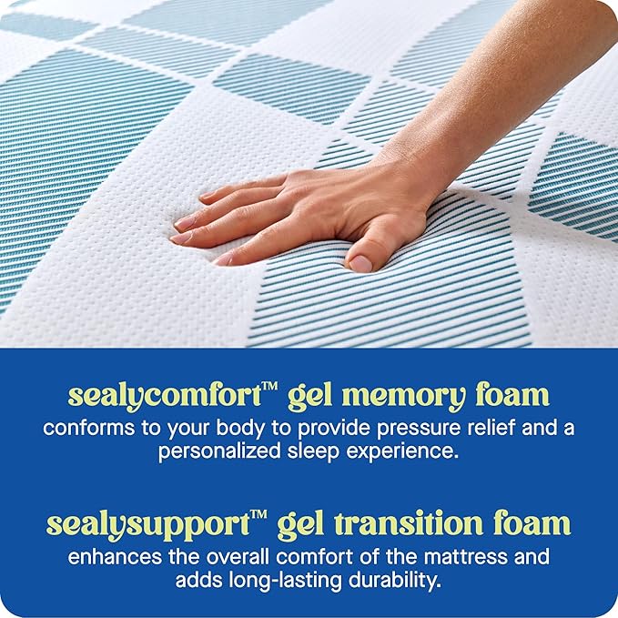 Sealy Dreamlife 10” Foam Mattress-in-a-Box, SealyComfort Gel Memory Foam - Image 4