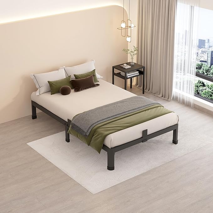 MAF 10 Inch Twin Size Metal Platform Bed Frame - Image 5