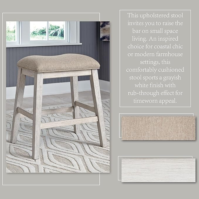 Signature Design by Ashley Skempton Modern 24" Counter Height Upholstered - Image 7