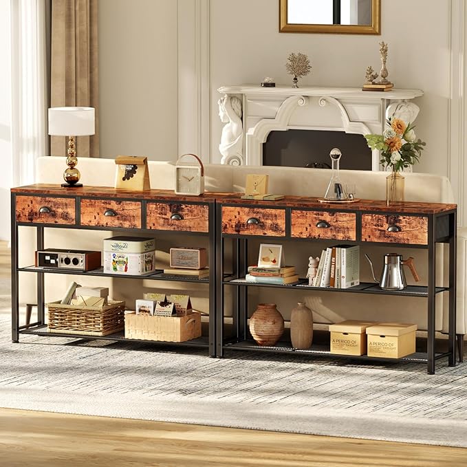 Furologee Entryway Table, Industrial Entry Way Table - Image 7