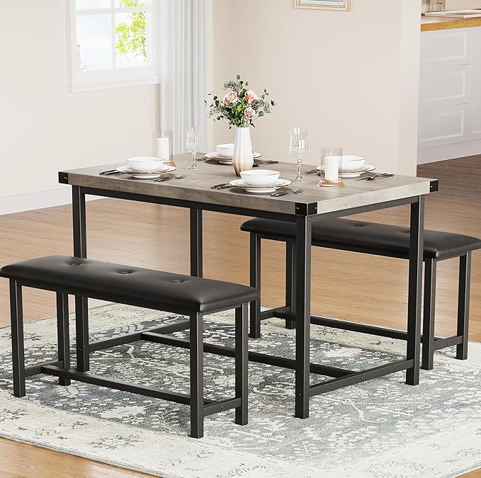 Dining Table Set for 4, Kitchen Table - Image 3