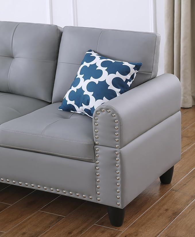 Ball & Cast 98" L Shaped Sectional Couch - Image 5