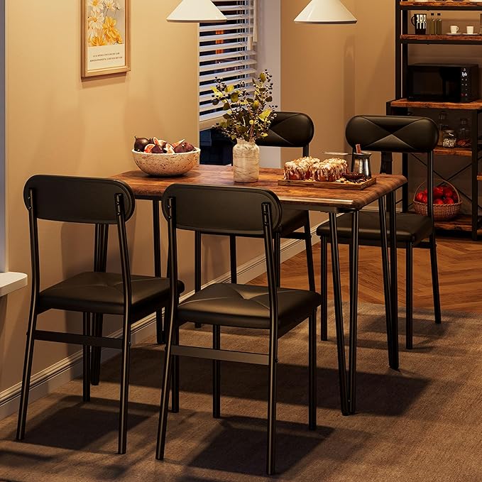 GarveeHome Dining Table Set for 4, Kitchen Table - Image 3