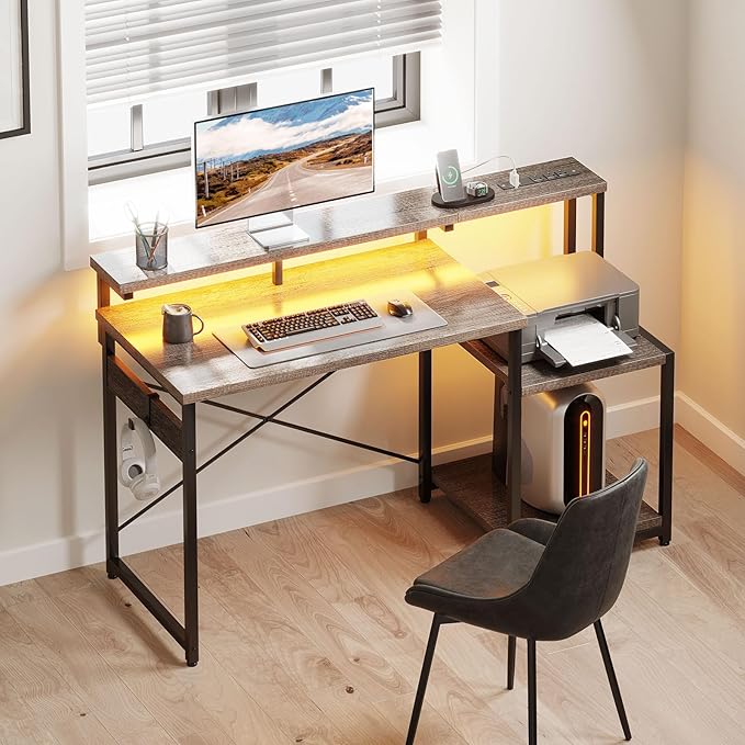 AODK Computer Desk, 48 Inch Gaming Desk - Image 8