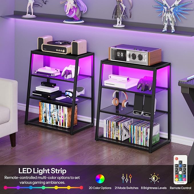 HOOBRO 4-Tier AV Media Stand - Image 7