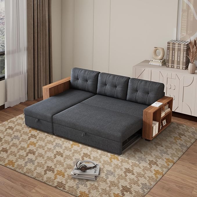 Ball & Cast 84" Sectional Sleeper Sofa - Image 5