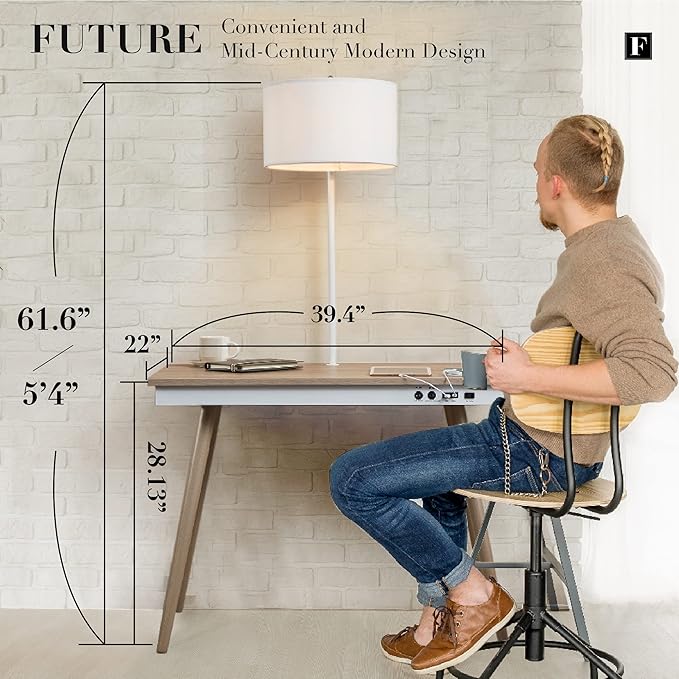 FENLO Future 39" Mid Century Desk - Image 2