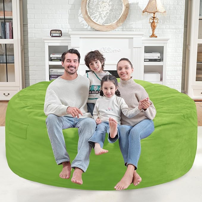 6FT Bean Bag Chair, Large Bean Bag Chairs - Image 2