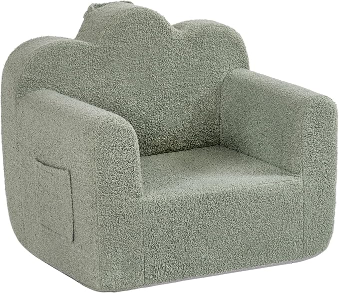 Tiita Kids Couch Plush Toddler Chair, Cloud-Like Glow in The Dark Kids Sofa by TiitaHome